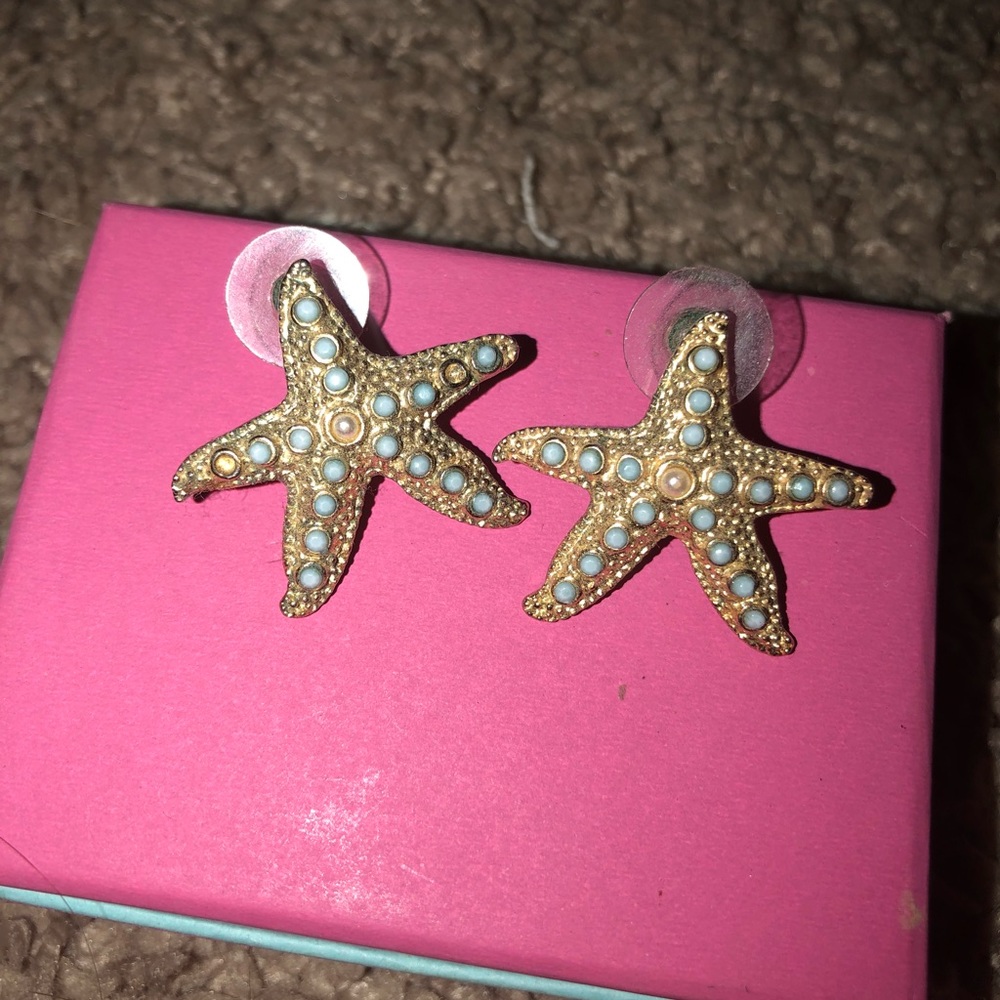 Lilly Pulitzer Starfish Earrings - Picture 1 of 1